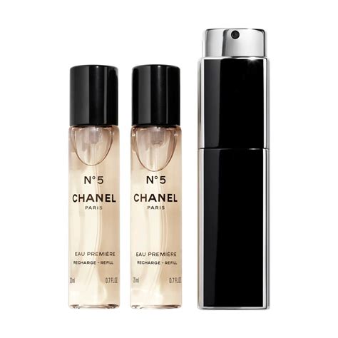 chanel eau première purse spray|Chanel no 5 purse pack.